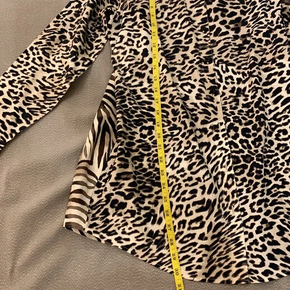 Chicos animal print shirt, size small - Picture 12 of 13
